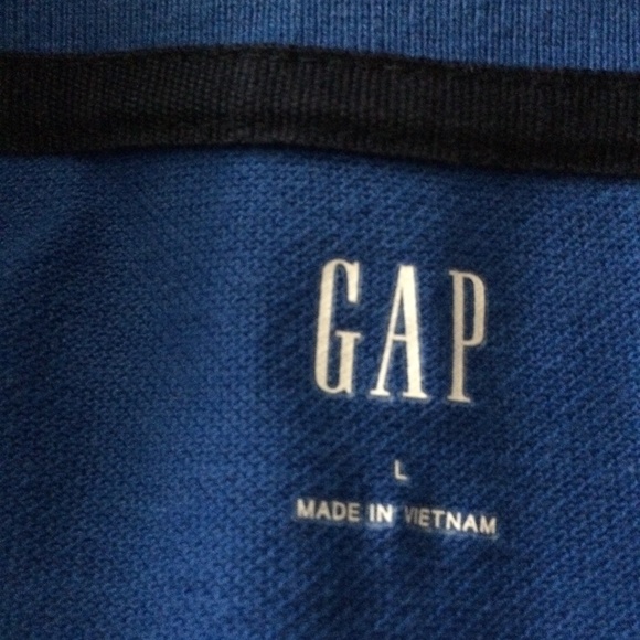 GAP Large Royal Blue Polo Gently Used - Picture 6 of 7